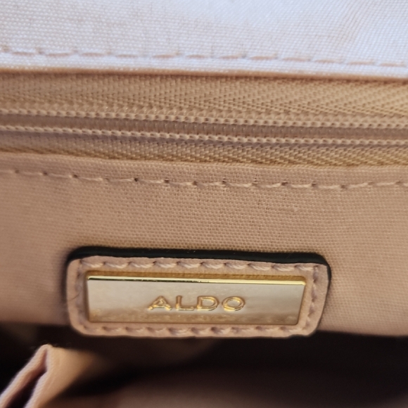 Aldo Glittering Pink Mini Bag with Plush Charm - Picture 2 of 14